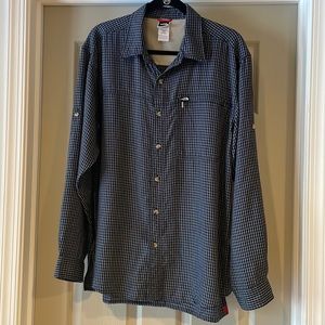 |North Face| Men’s Shirt Blue Outdoors Button Up Long Sleeve Size M